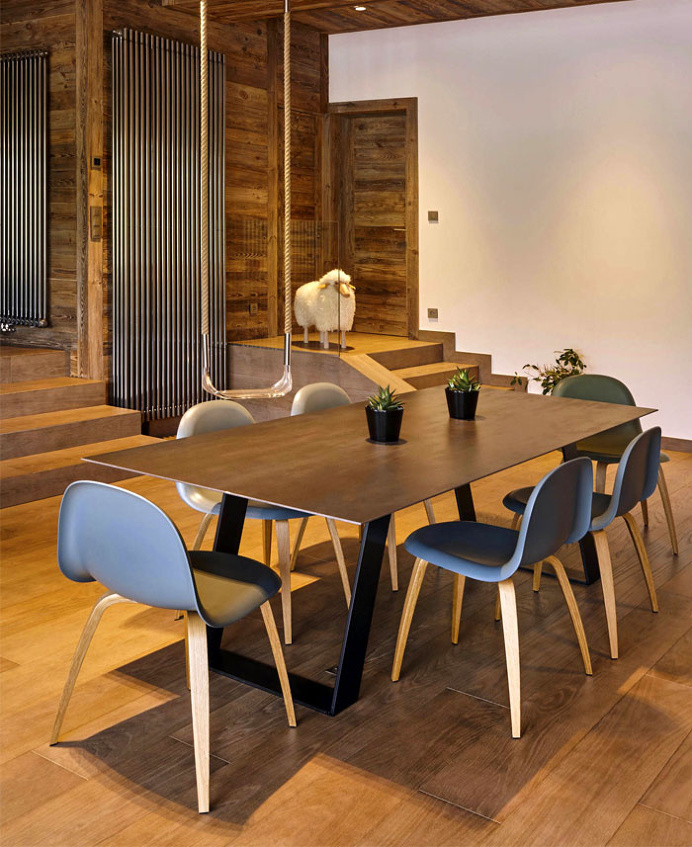 Ski Resort Villa in the French Alps - #decor, #interior, #home