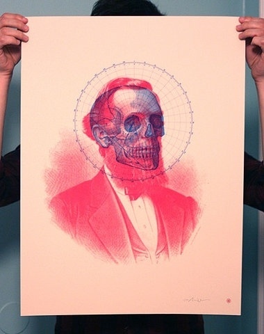 FFFFOUND! | Flickr Photo Download: Skullbeard Screen Print #poster