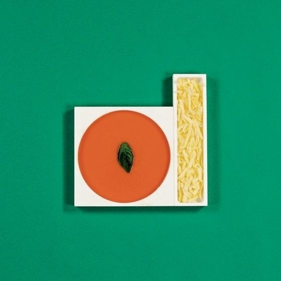 geometric food #shape #pantones