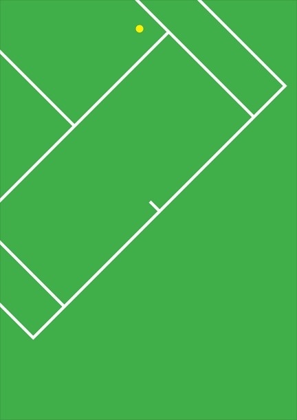Poster #minimalism #olympics #tennis #poster