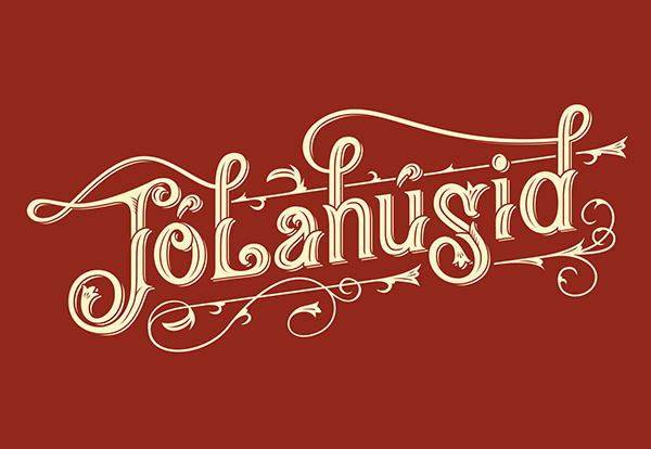 JÃ³lahÃºsiÃ° on Behance #kristjã¡n #lettering #ingi #jã³lahãºsiã°