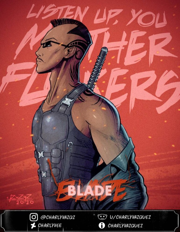 Blade Fanmade Poster by CharlyVee