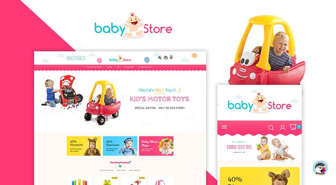 #Baby #Toys Store - #Prestashop #Responsive #Theme | #TemplateTrip #eCommerce #Website #Design #Template