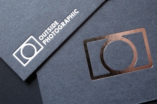 Outside Photographic | Identity Designed #business #branding #photographic #outside #cards