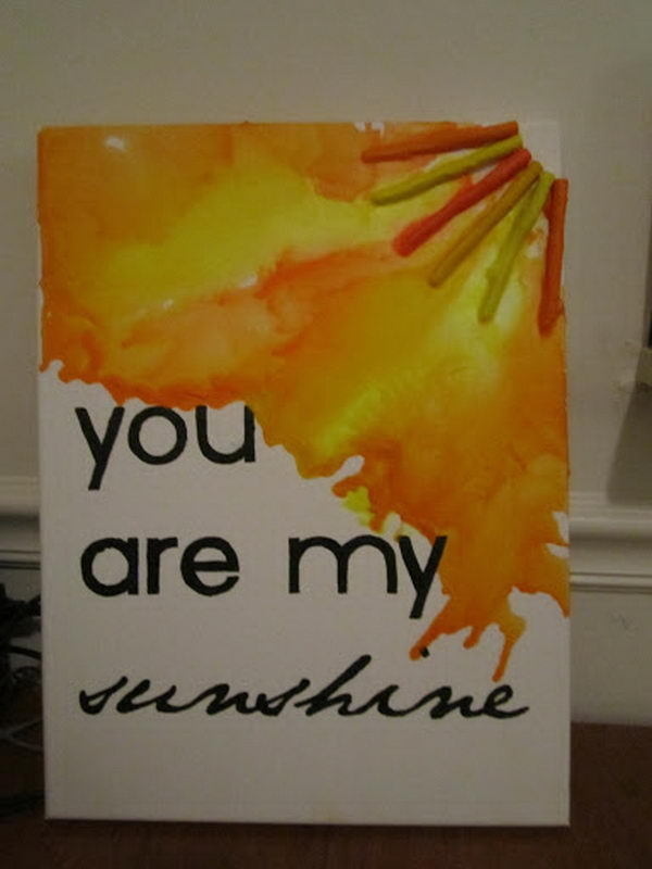 30+ Cool Melted Crayon Art Ideas #crayon #melted #art