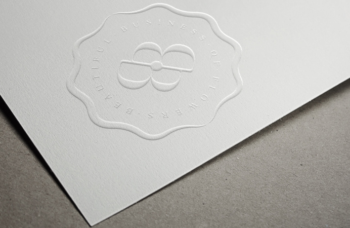 BB of Flowers #branding #logo #beautiful #business #flowers #weston #premium #usa #simple #minimal