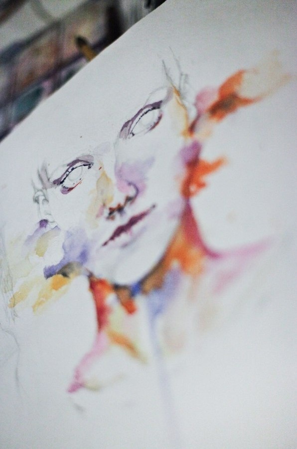 Zoom Photo #eye #face #portrait #painting