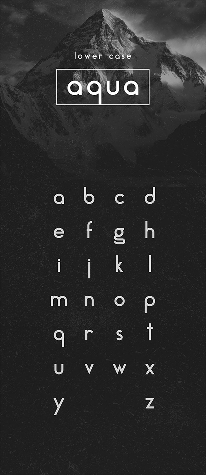 Aqua Grotesque Typeface