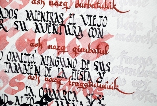 Más tamaños | preentrega de typo | Flickr: ¡Intercambio de fotos! #rings #calligraphy #lord #typography