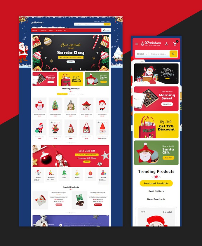 #07Wishes - #Gift & #Articles Shop - #Prestashop #Responsive #Theme #eCommerce #Website #Design #Template