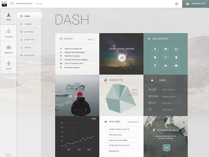 2.0 Dash Light Theme by Daniela Meyer #dash