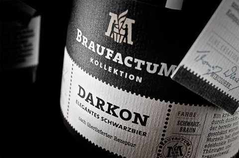 BraufactumÂ Beer - TheDieline.com - Package Design Blog #beer #label