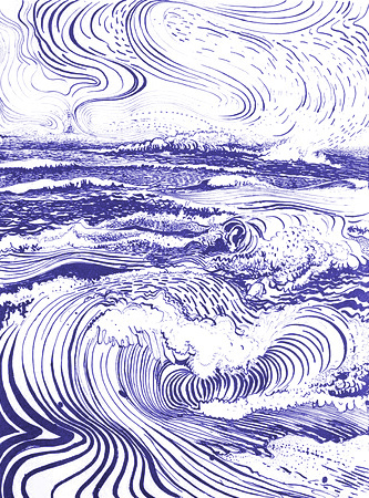 patformist: " krystalasart: " "The Divided Unity" by Brett Whiteley, 1974 " @kyllerichardson :)) " YES!