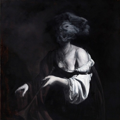 I need a guide: nicola samorì #portrait #painting #realism