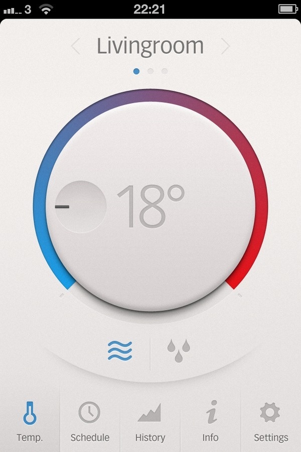 Thermostat app full #ui #android