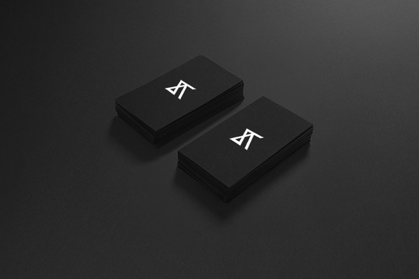 Adam Å vejda / logo identity on Behance #black #cards #business