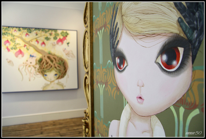 Nina Pandolfo Feelings @ Lazarides #london #gallery #painting