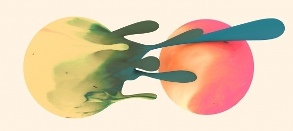 Hugo & Marie - Santtu Mustonen #blobs #circles #texture