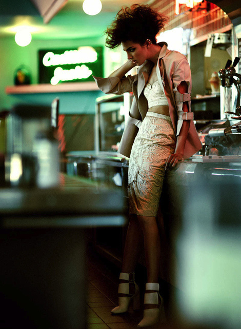 Catrina Stella by Chris Nicholls for Flare Magazine #fashion #model #photography #girl