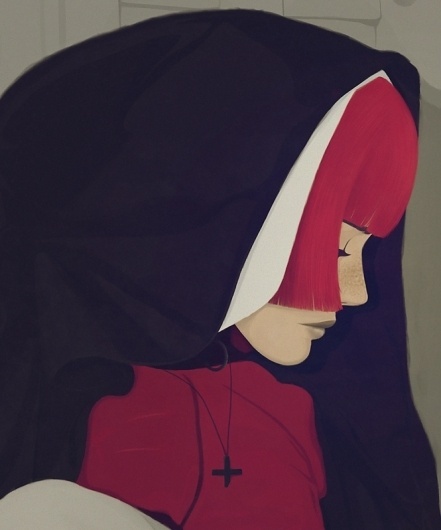 red-nun-_-close-up-copyx.jpg 665×798 pixels #chapel #design