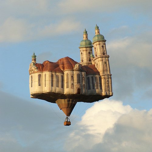 CJWHO ™ (Flying Cathedral "St. Gallen" The culmination of...) #design #flying #balloon #st #architecture #art #gallen #cathedral
