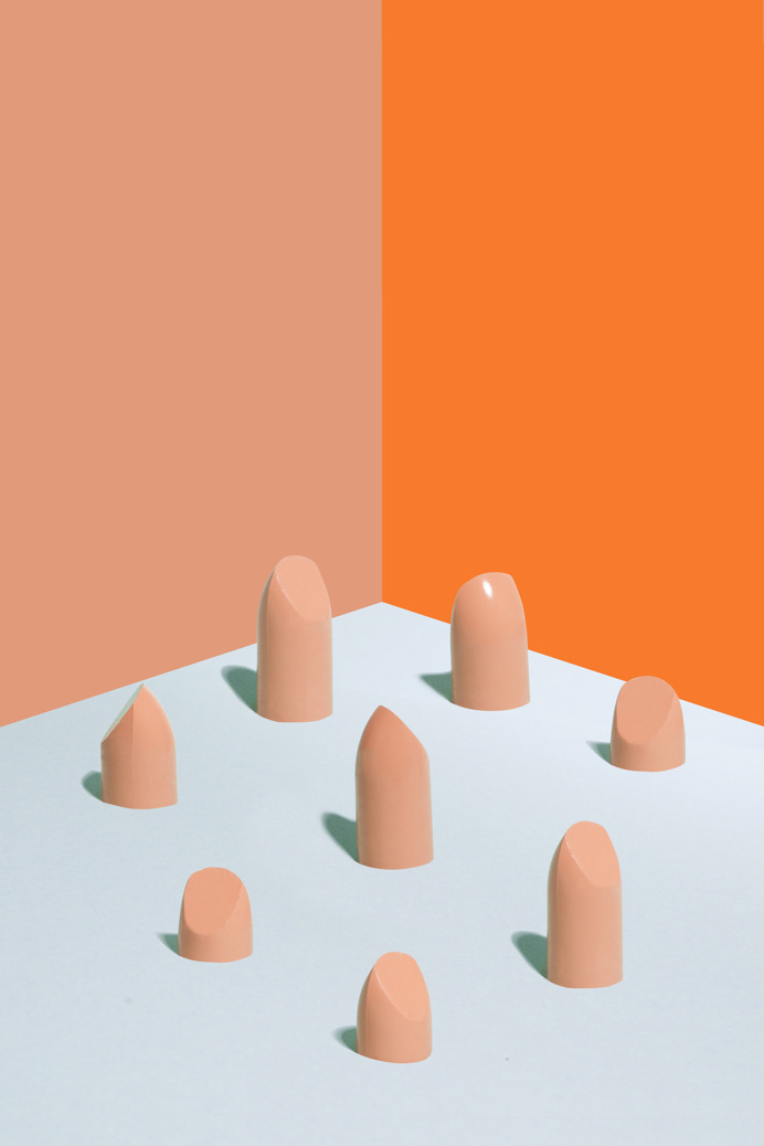 Lipstick Collaboration between artist Maurizio Cattelan and photographer Pierpalo Ferrari