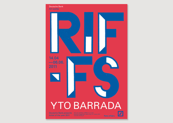 Yto Barrada: RIFFS 2011 - Studio Marie Lusa #2011 #marie #studio #poster #riffs #type #lusa