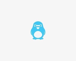 Ninja penguin #maikel #michal #design #kulesza #michakulesza #kelmai #ninja #animal #logo #penguin #funny