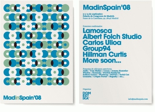 Lamosca . Madinspain'08 #invite #invitation #event #flyer #avant #garde