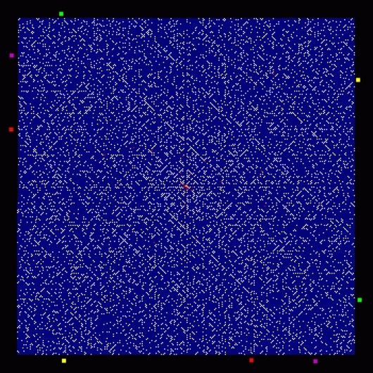 Google Image Result for http://yoyo.cc.monash.edu.au/~bunyip/primes/images/primespiral.gif #ulam #fo #spiral #pixel #mersenne #lofi #plot #lo