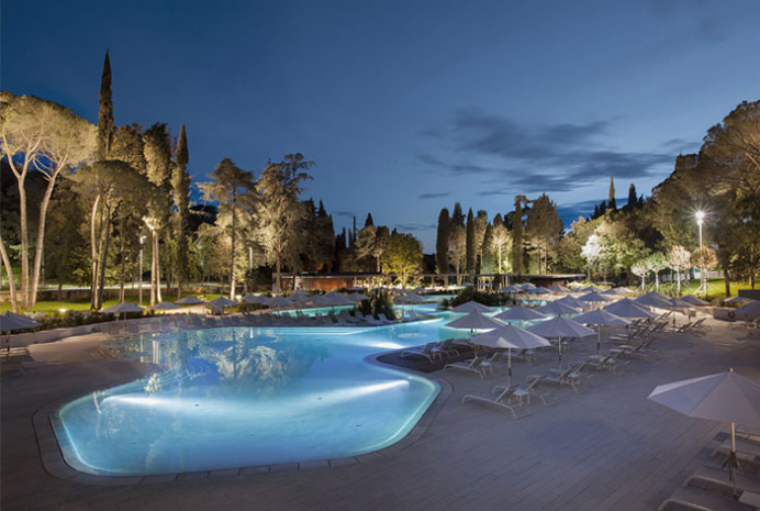 Outdoor Pool Hidden in Forest Park - #outdoor, #architecture, #house, #landscaping, outdoor, architecture