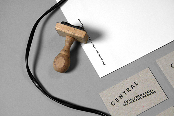 Central Magazine on Behance #branding