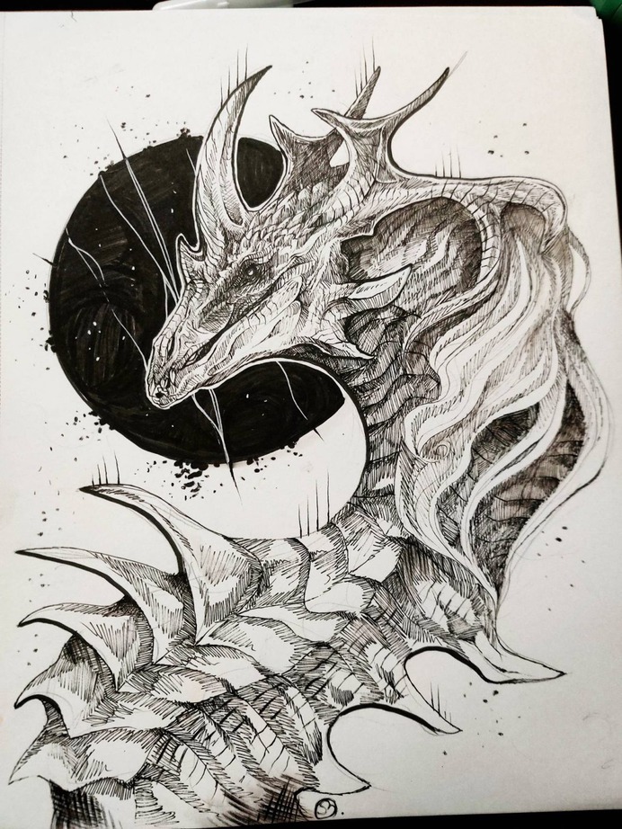Capricorn dragon by Sassyjaybae27