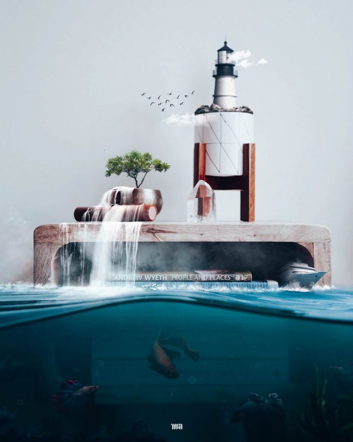 Whimsical and Dreamlike Photo Manipulations by Rizal Avib