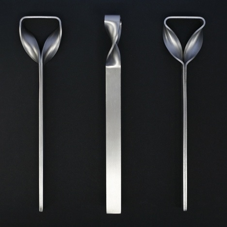 Dezeen architecture and design magazine #steel #opener #bottle #corkscrew #design #product #stainless #twist #metal