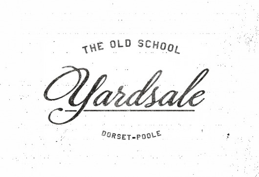 The Old School Yardsale Script Logo #logo #script #yardsale #ole dean