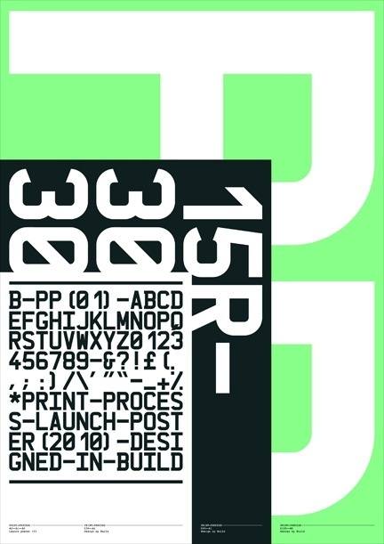 Print-Process / Product / PP Launch poster (A) #typography