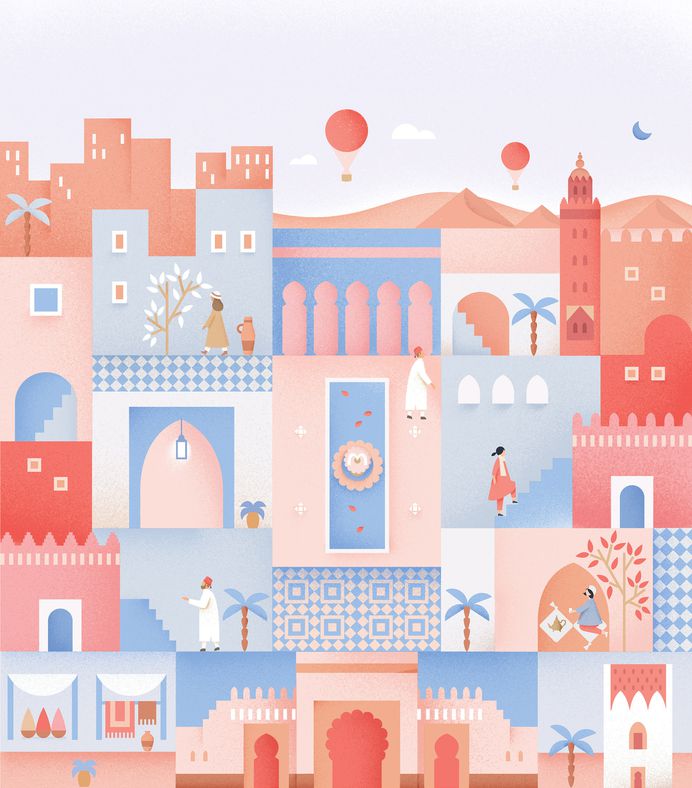 Postcard from Morocco on Behance