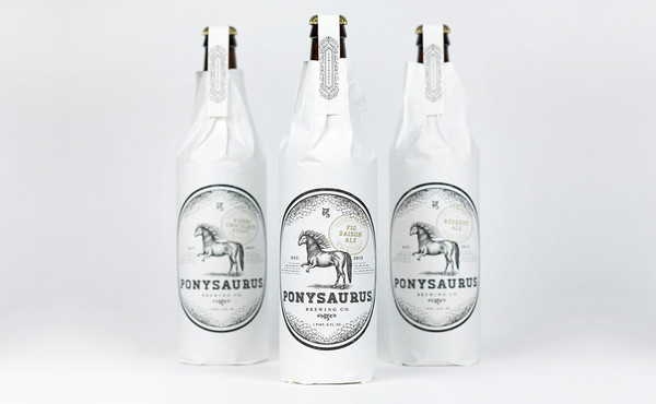Ponysaurus Brewing Co. #packaging #beer #identity