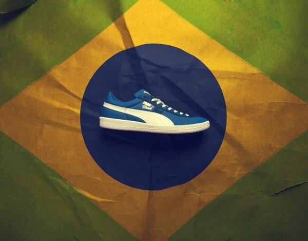 Puma Brazil #worldcup #puma #shoe #soccer #ronaldo #sneaker #canvas #football #brazil