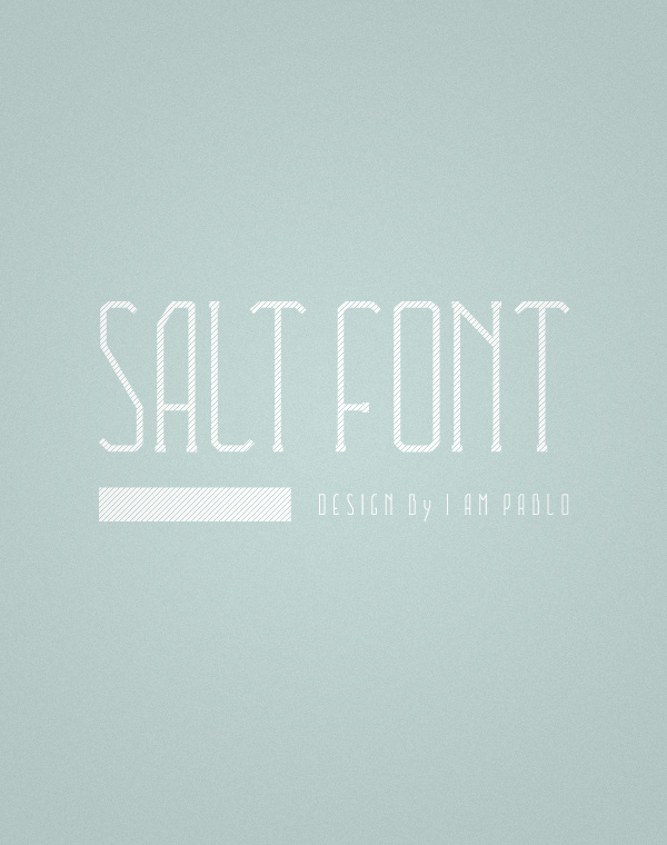 SALT FONT. on Typography Served #saltfontminimalcolorlove