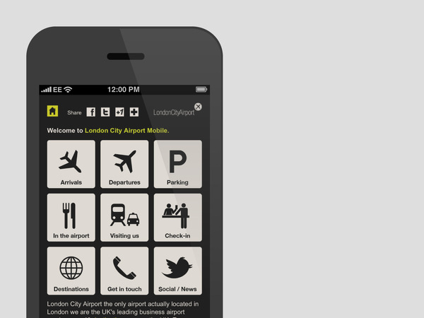 London City Airport. Website. #a #tree #in #london #design #fish #graphic #website #3 #identity #logo #brochure
