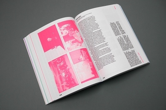 The Berlage Survey : The Exercises #pink #fluorescent #book #typography