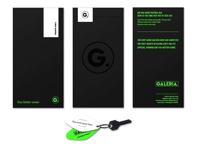 Brand identity design for GALERIA night club by TBP team #brand #design #identity