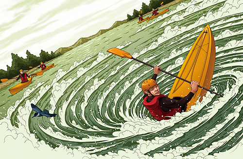 Illustration 8 on Behance #illustration #water