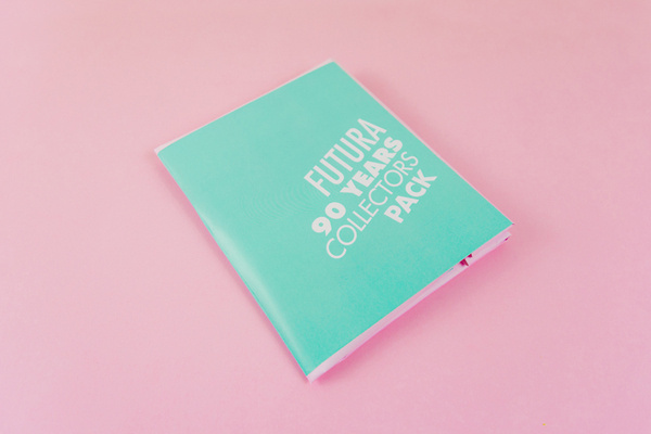 Rebecca Hakola Â | Â http://hakolastudios.com"The projects ultimate purpose was to inspire the viewer to view the selected typeface in a #pink #print #mint #futura #layout #typography