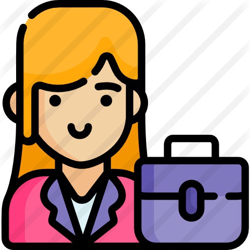 See more icon inspiration related to businesswoman, femenine, female, user, briefcase, girl, woman, avatar, suitcase, profile and people on Flaticon.