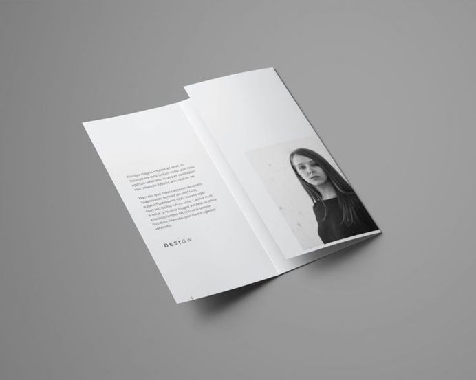 Tri Fold Brochure Mockup