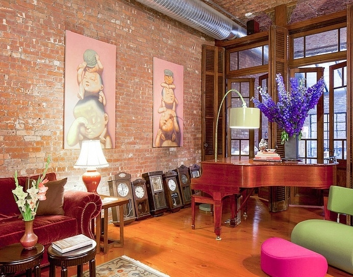 NoHo Residence Loft style with Art deco accents by-Wettling Architects - www.homeworlddesign.com (3) #loft #art #home #deco