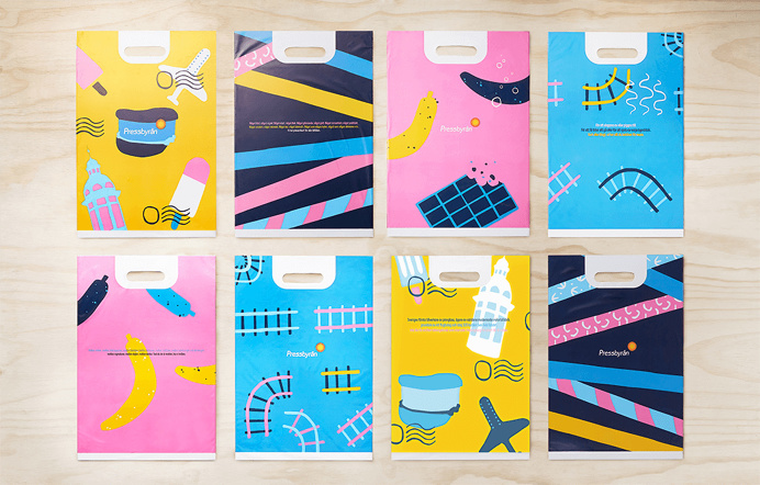 Pressbyran branding via Bold